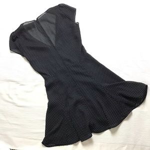 Reformation polka dot fit and flare mini dress NWOT
